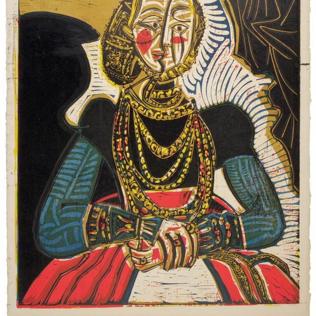Pablo Picasso — Бюст молодой женщины д'Апре Кранаха