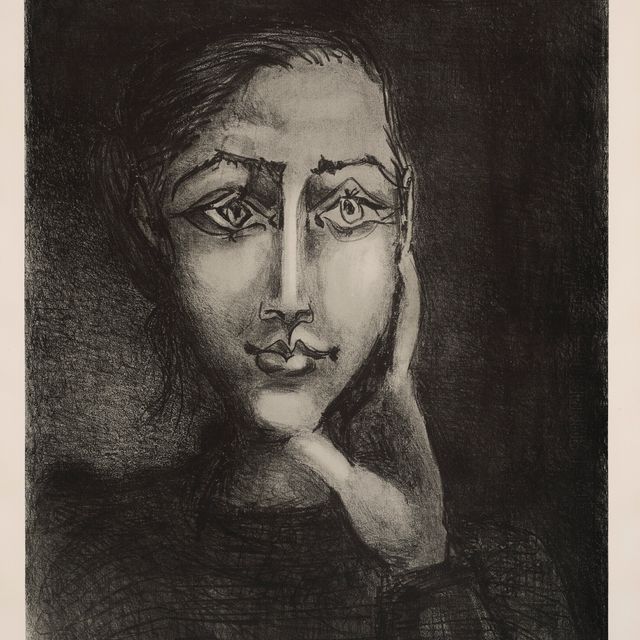 Pablo Picasso — Франсуаза сюр фон гри