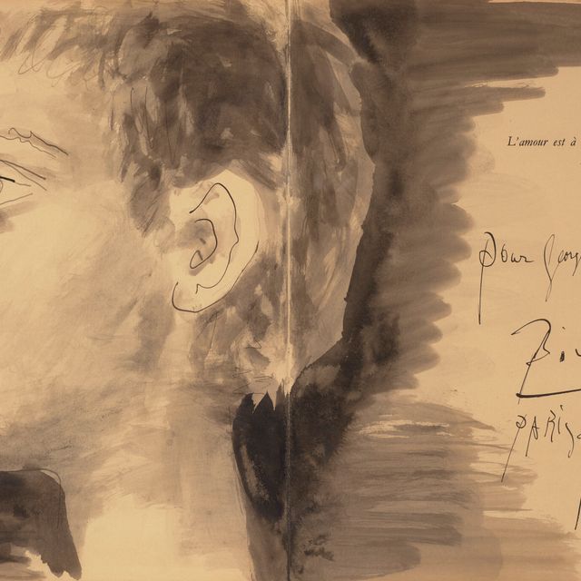 Pablo Picasso — Молодой человек в профиле
