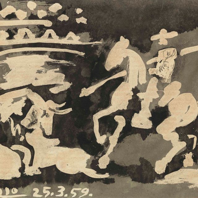 Pablo Picasso — Сцена тауромахии