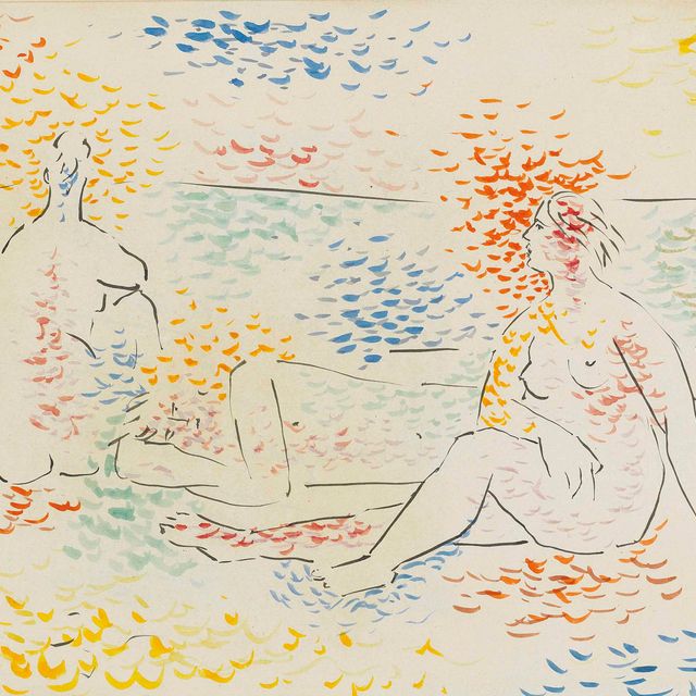 Pablo Picasso — Труа-беньез на берегу моря