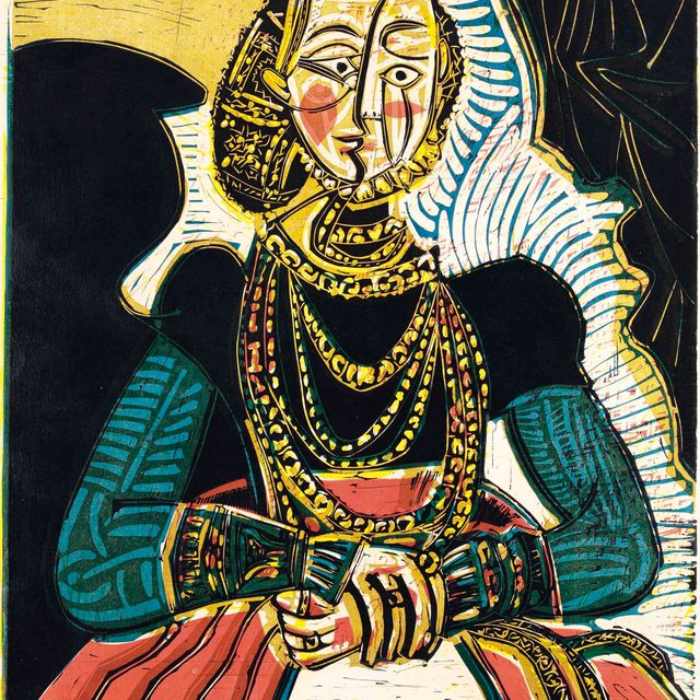 Pablo Picasso — Бюст молодой женщины д'Апре Кранаха