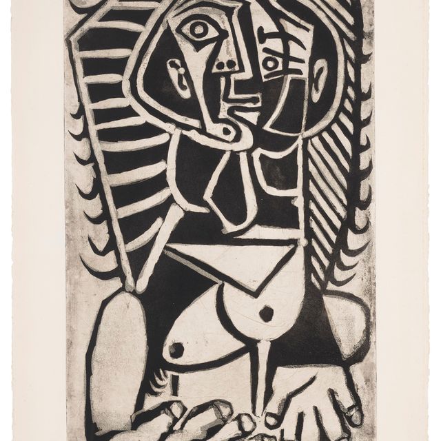 Pablo Picasso — Женское туловище, (Египет)