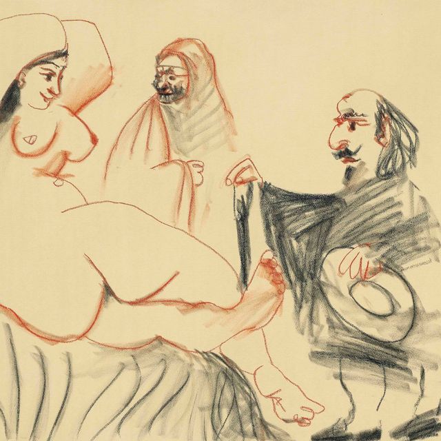 Pablo Picasso — Мушкетер и куртизанка