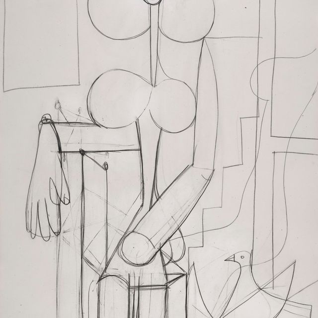 Pablo Picasso — Этюд о женщине, танцующей в одиночестве