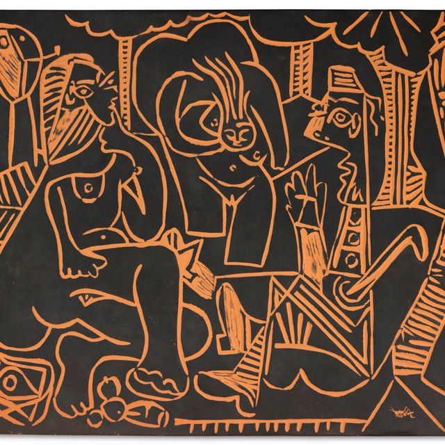 Pablo Picasso — Встреча на траве (A.R. 517)
