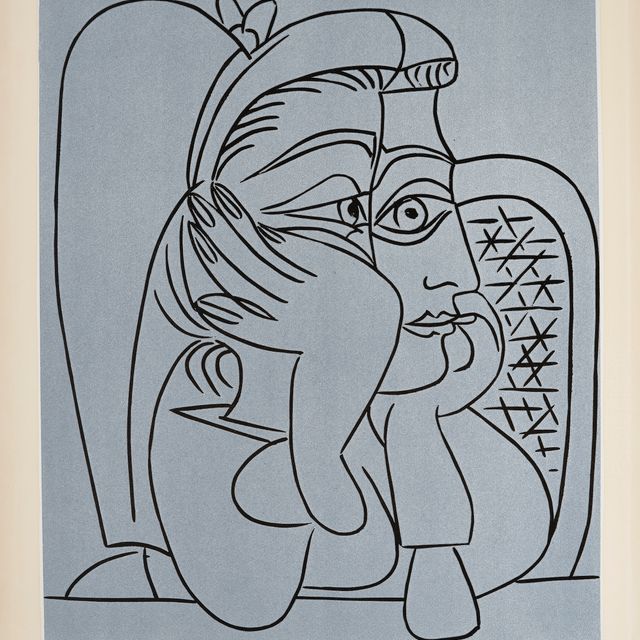 Pablo Picasso — Портрет в одежде Жаклин