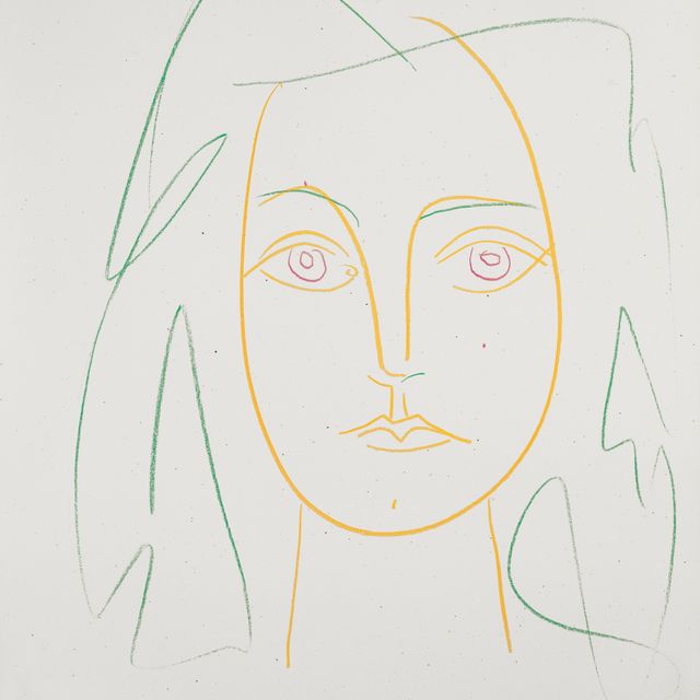 Pablo Picasso — Женский портрет (Франсуаза)