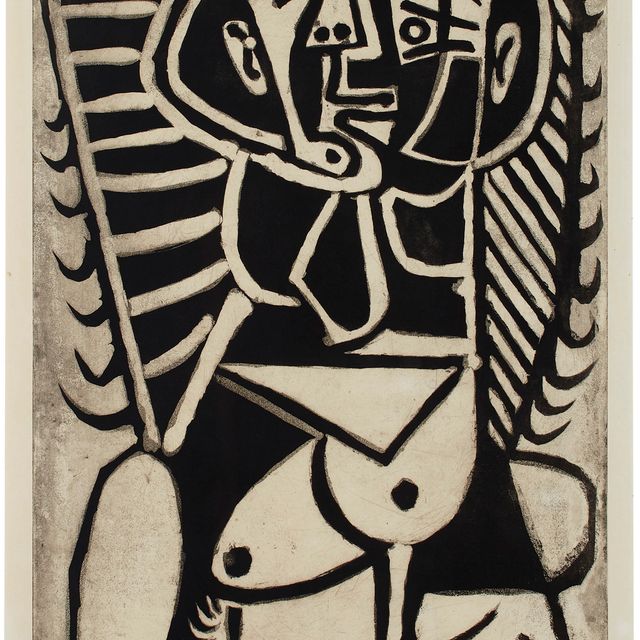 Pablo Picasso — Женское туловище (египетское)