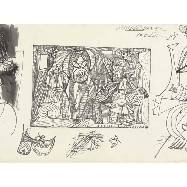 Pablo Picasso — Трое женщин (этюд)