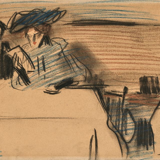 Pablo Picasso — Сцена в кафе
