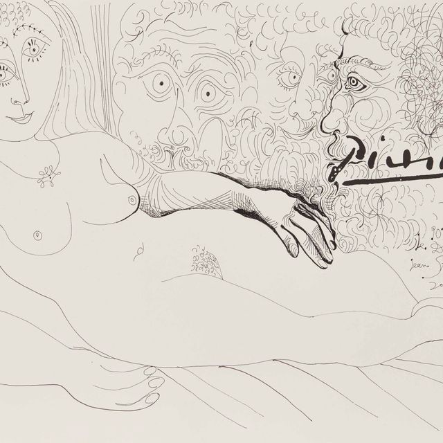 Pablo Picasso — Новая дружба между женщинами и трое мужчин