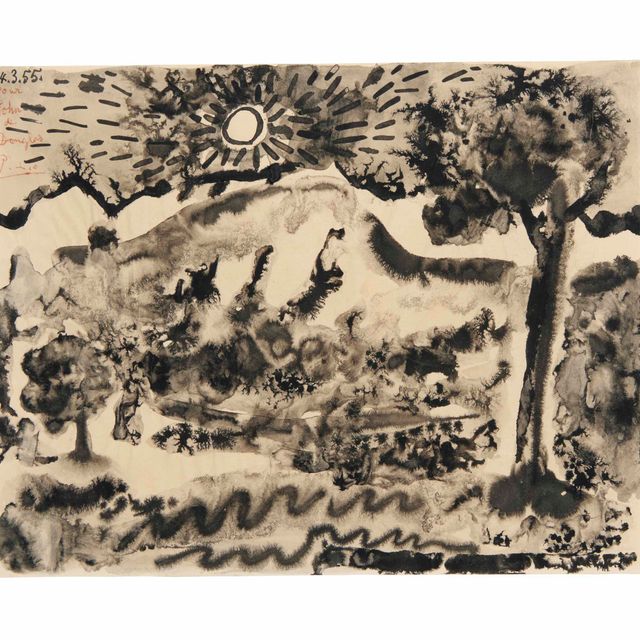 Pablo Picasso — Гора Сент-Виктуар