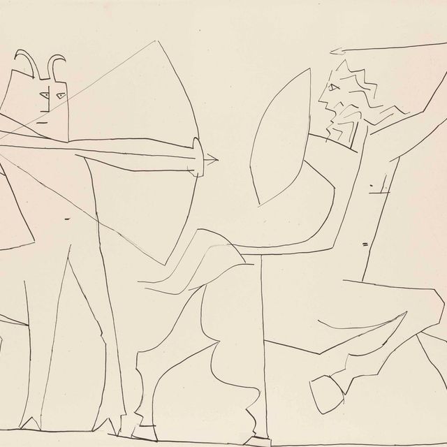 Pablo Picasso — Битва центавров