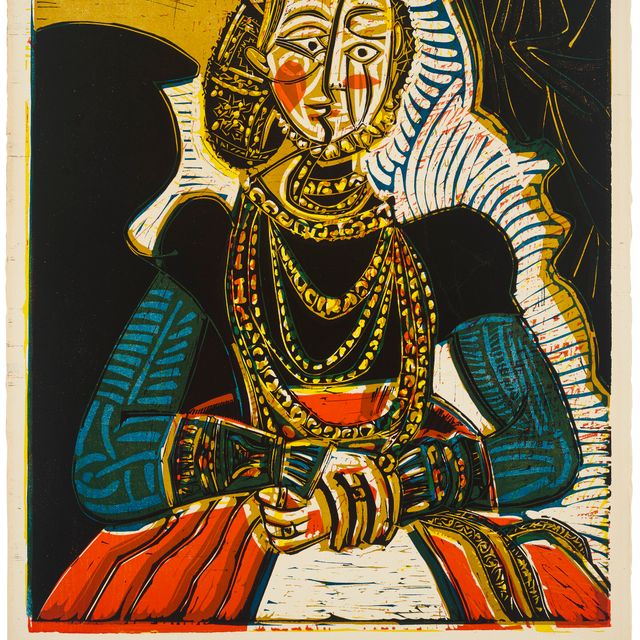 Pablo Picasso — Бюст молодой женщины д'Апре Кранаха