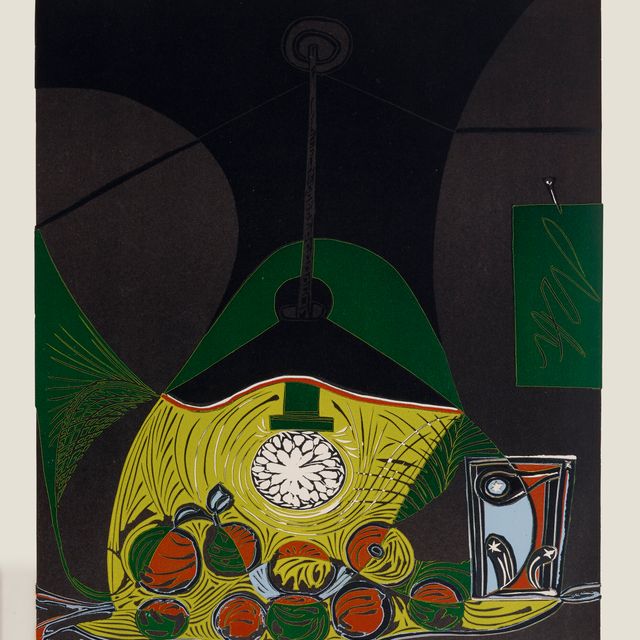 Pablo Picasso — Смерть природы рядом с лампой