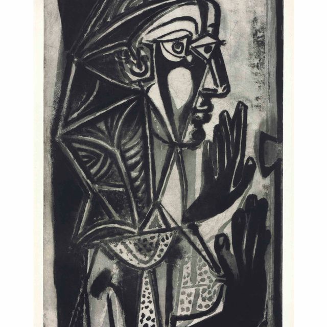 Pablo Picasso — Женщина в зеркале