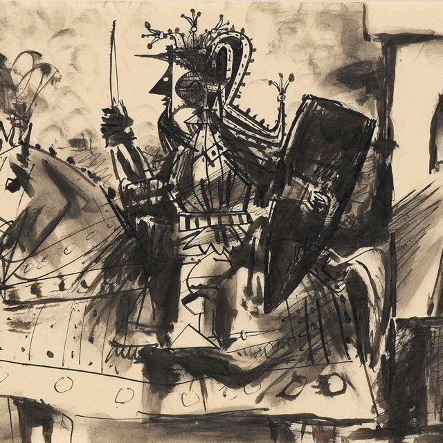 Pablo Picasso — Кавалер в доспехах