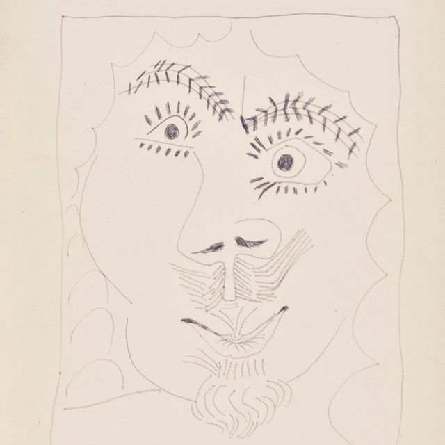 Pablo Picasso — Тет-а-тет (задом наперед) ; Тет-а-тет (оборотная сторона)
