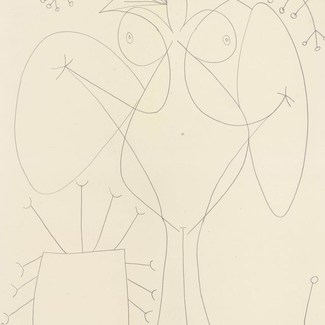 Pablo Picasso — Женщина-флер