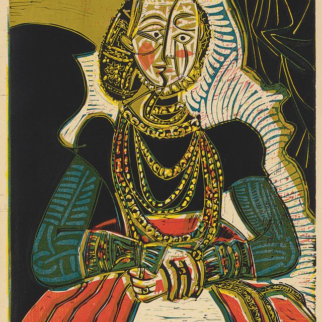 Pablo Picasso — Бюст молодой женщины д'Апре Кранаха (Р. 859; В. 1053)