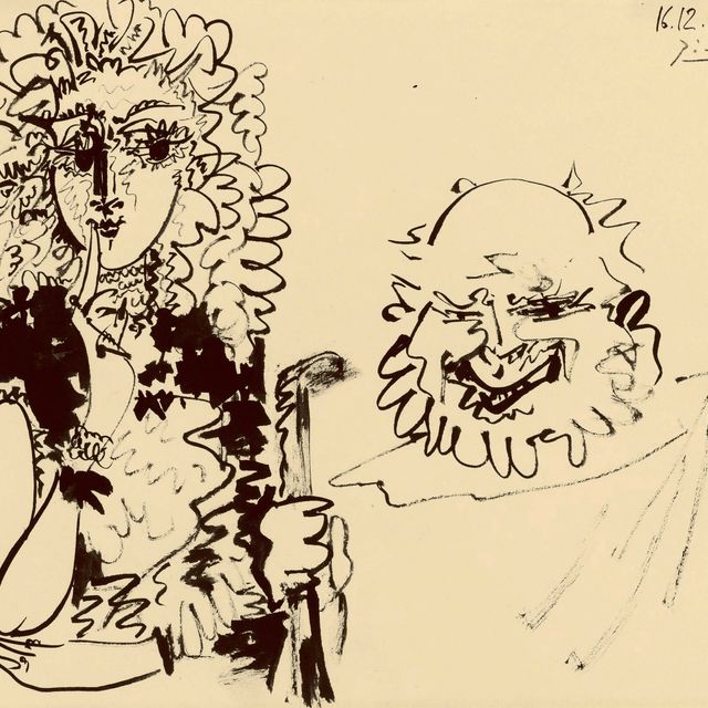 Pablo Picasso — Два человека