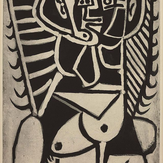 Pablo Picasso — Женское туловище (египетское) (Bloch 746; Baer 906)