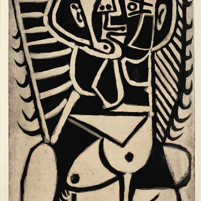 Pablo Picasso — Женское туловище (Египетское)