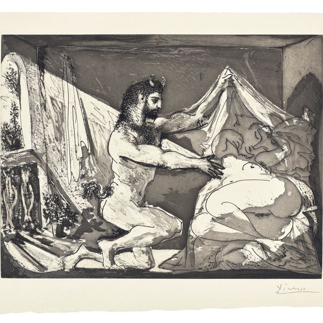 Pablo Picasso — Очаровательная юная женщина, от: La Suite Vollard