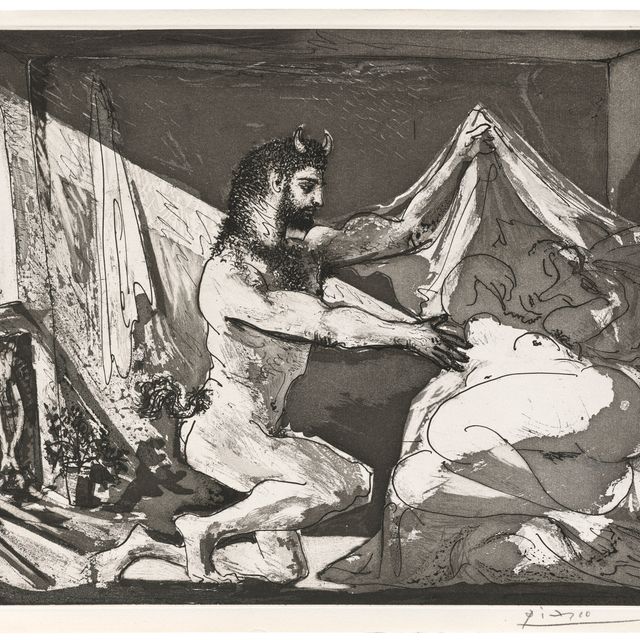 Pablo Picasso — Очаровательная юная женщина, от: La Suite Vollard