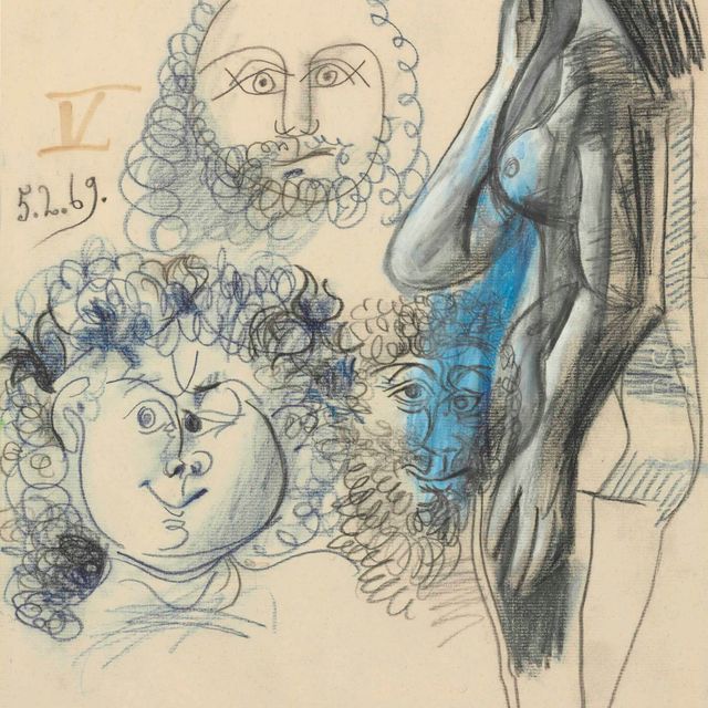 Pablo Picasso — Ну, дебют и трое друзей наедине
