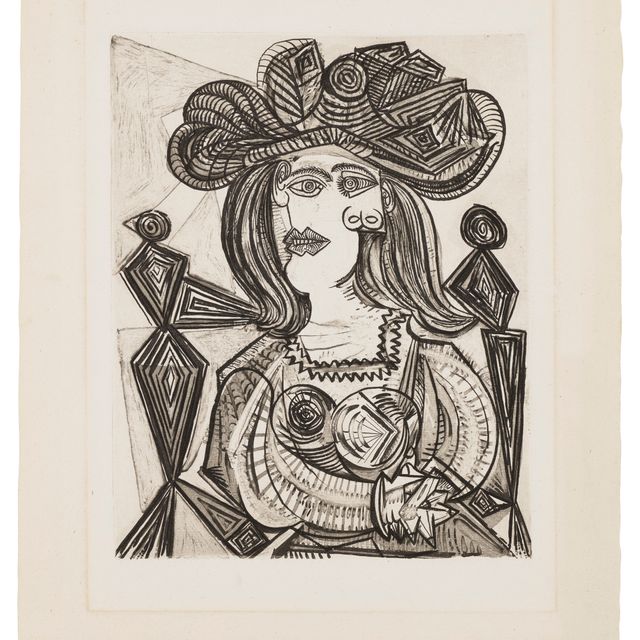 Pablo Picasso — Женщина в образе и во вводной части