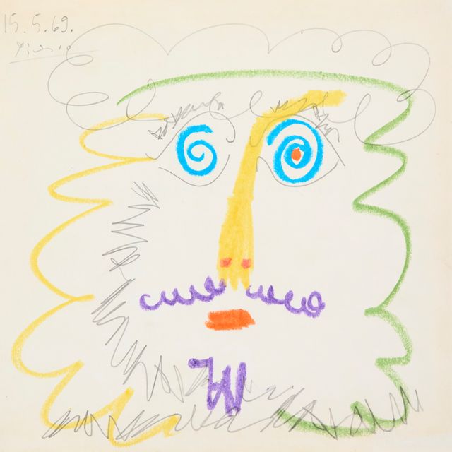 Pablo Picasso — Наедине с человеком с усами