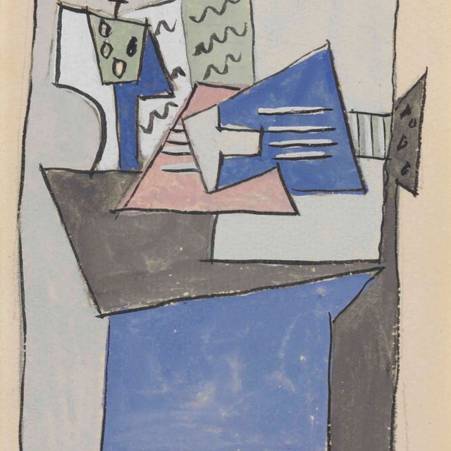 Pablo Picasso — Смерть природы на гитаре (композиция в стиле кубизма)