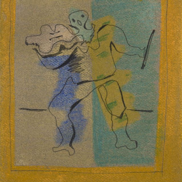 Pablo Picasso — Арлекин-виолончелист