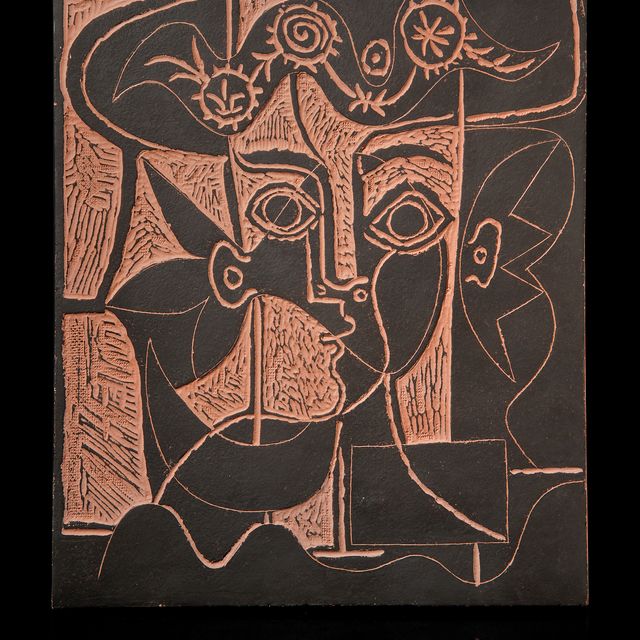 Pablo Picasso — Большой тет-а-тет с женщиной в главной роли (A.R. 518)