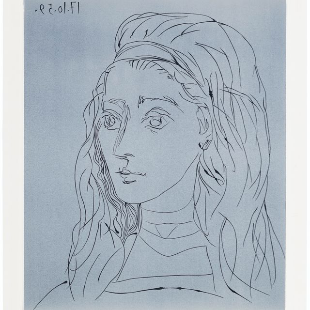 Pablo Picasso — Портрет Жаклин