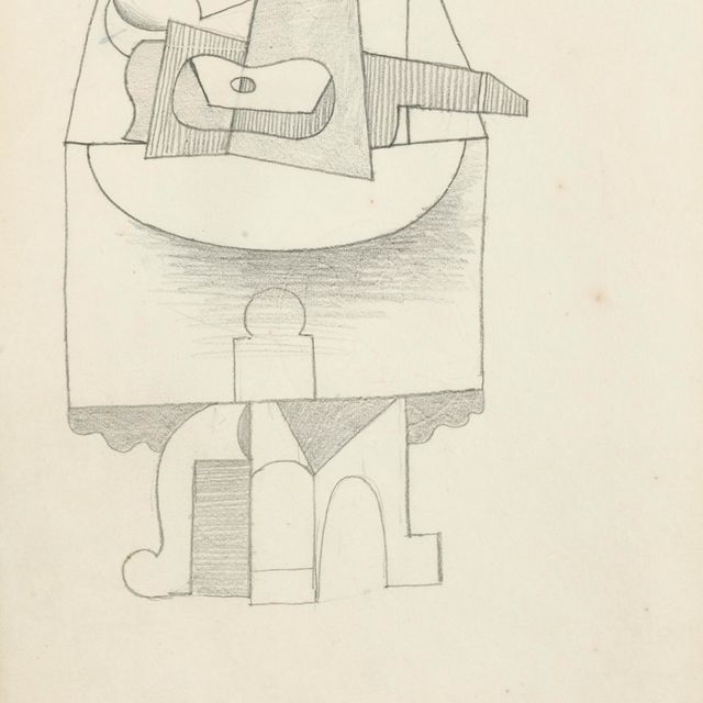 Pablo Picasso — Геридон, композитор и гитара