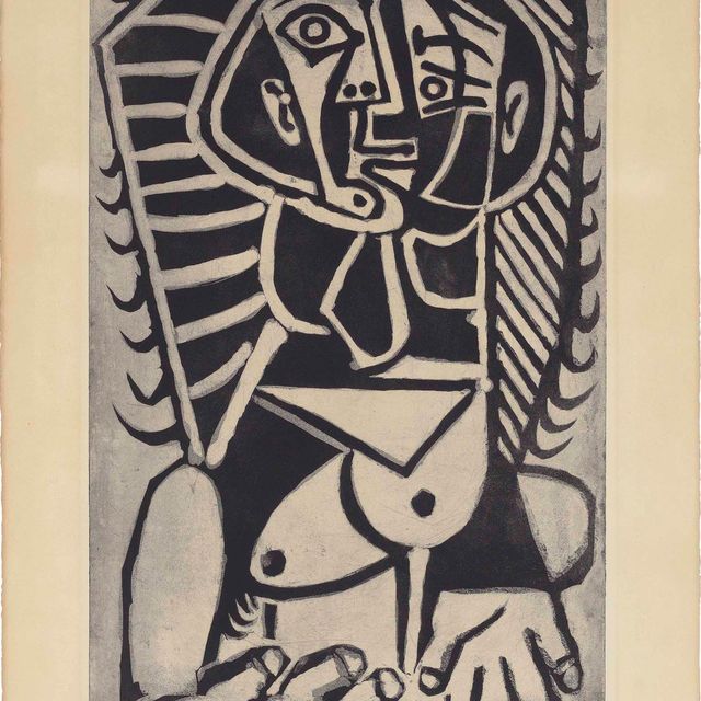 Pablo Picasso — Женское туловище (Египетское)
