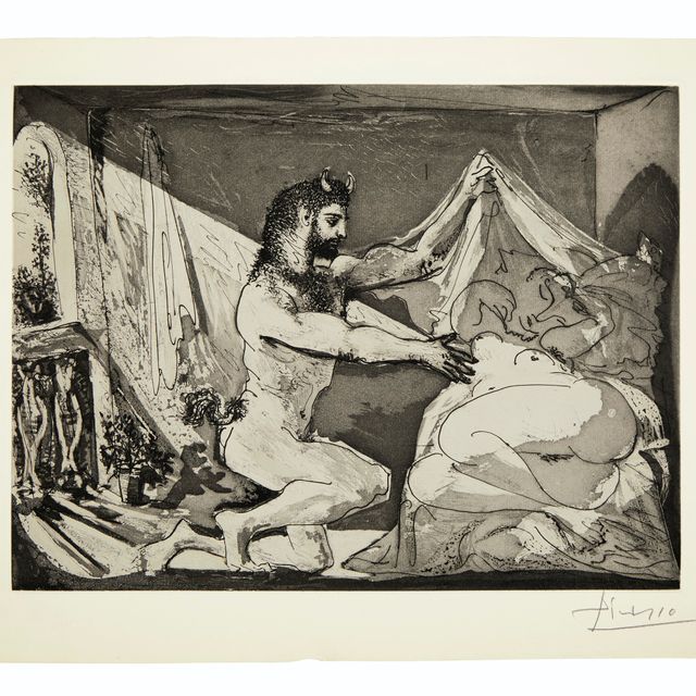 Pablo Picasso — Очаровательная юная женщина из "Люкса Воллар"