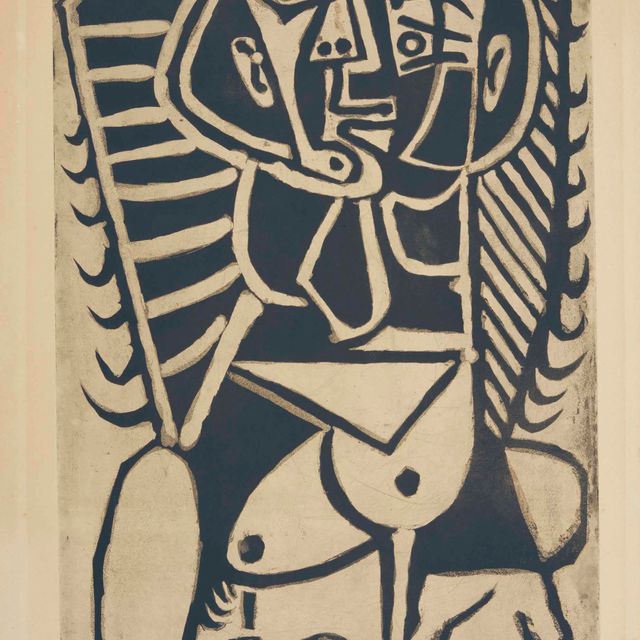 Pablo Picasso — Женское туловище (Египетское)