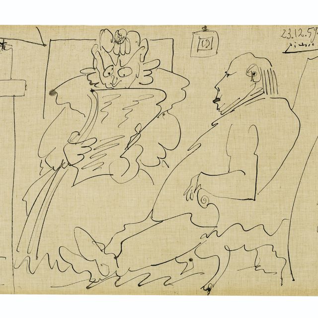 Pablo Picasso — За монету из денег