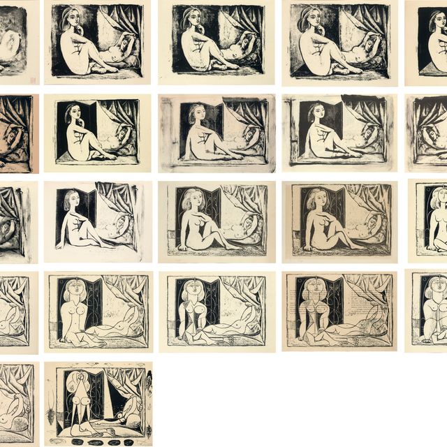 Pablo Picasso — Молодые женщины (М. 16; ср. В. 390)