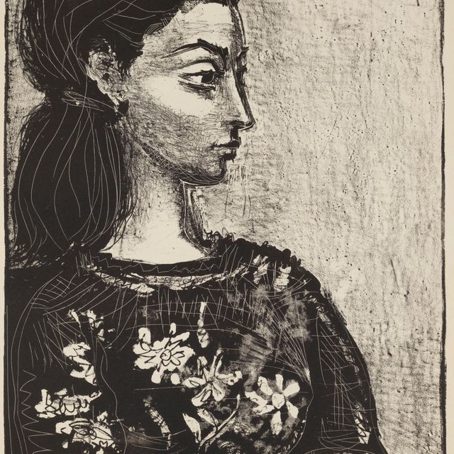 Pablo Picasso — Женский корсаж с цветами