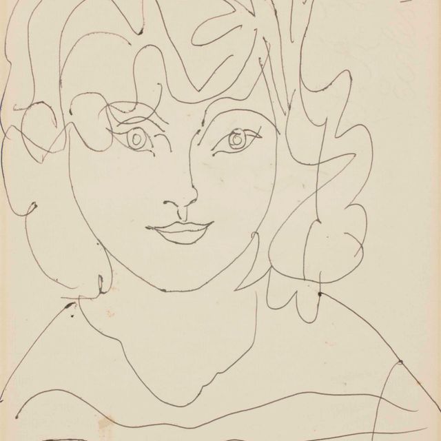 Pablo Picasso — Женевьева в трикотажном платье