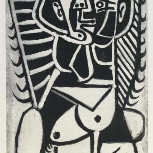 Pablo Picasso — Женское туловище (B. 746; Ba. 906 II Bb1)