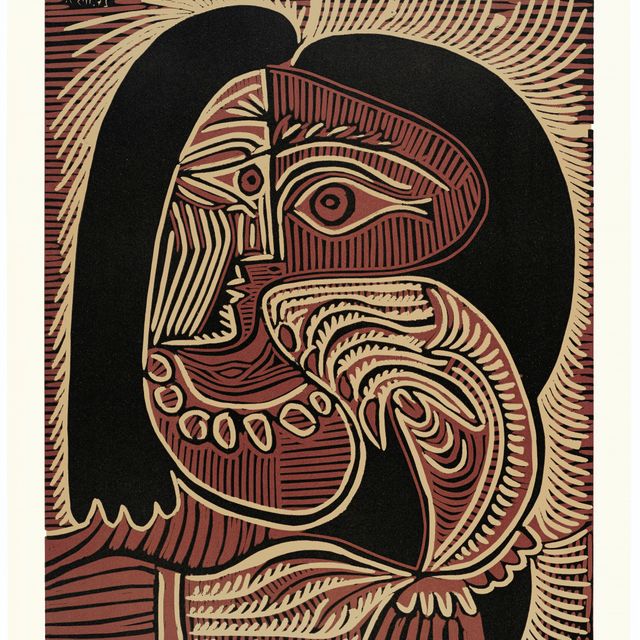 Pablo Picasso — Женщина в колье