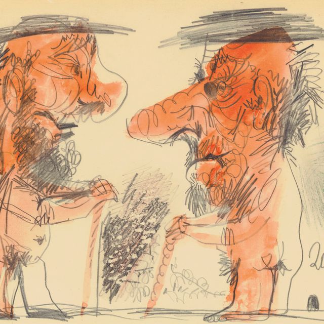 Pablo Picasso — Два человека
