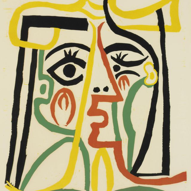 Pablo Picasso — Тет-а-тет с женщиной (р. 1067; В. 1279)