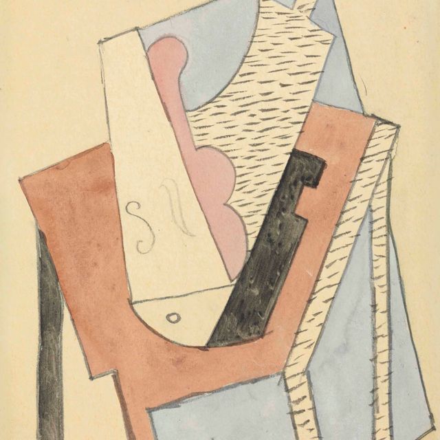 Pablo Picasso — Виолончель за столом